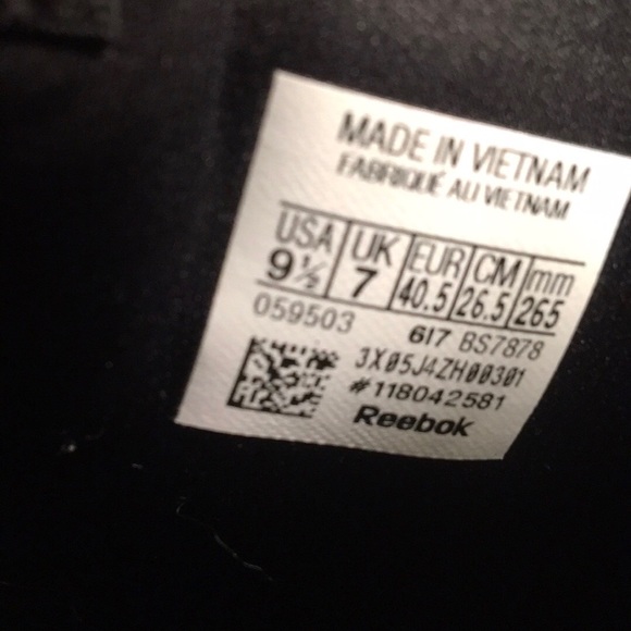 Black Reebok Runners - Picture 5 of 5